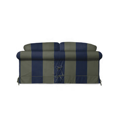 Salthrop Medium Sofa with Big Back Cushion in Woodland Stripe