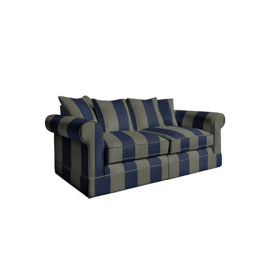 Salthrop Medium Sofa with Scatter Cushion in Woodland Stripe