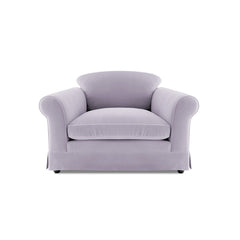 Salthrop Small Sofa with Big Back Cushions in Cotton Linen Sea Salt - Made To Order