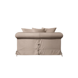 Salthrop Loveseat with Scatter Cushion in Beatrice Barley