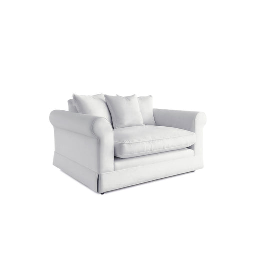 Salthrop Loveseat with Scatter Cushion in Beatrice Camelia