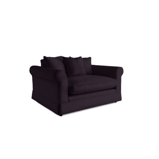 Salthrop Loveseat with Scatter Cushion in Beatrice Midnight