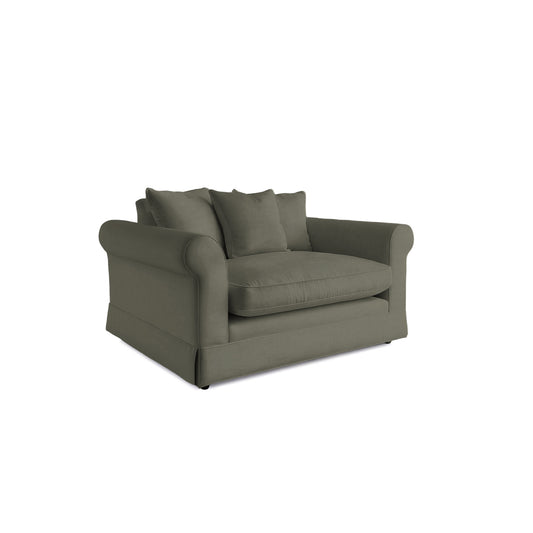 Salthrop Loveseat with Scatter Cushion in Boho Cloud