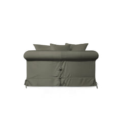 Salthrop Loveseat with Scatter Cushion in Boho Cloud