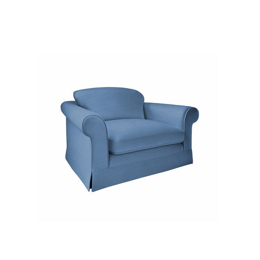 Salthrop Loveseat with Big Back Cushion in Boho Denim