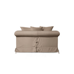 Salthrop Loveseat with Scatter Cushion in Boho Parchment
