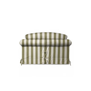 Salthrop Loveseat with Big Back Cushion in Spring Green Stripe