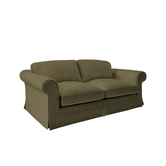 Salthrop Large Sofa with Big Back Cushion in Beatrice Olive