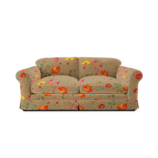 Salthrop Large Sofa with Big Back Cushions in Wildwood Twig - Made To Order