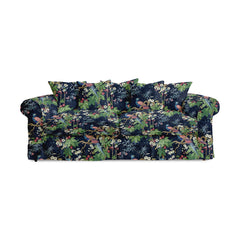 Salthrop Large Sofa with Scatter Cushions in Belleville Navy - Made To Order