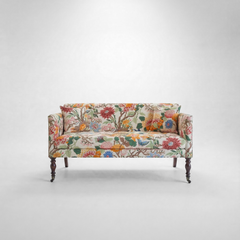Sophia 2 seater sofa in Magnolia Cream Blue - Made to Order