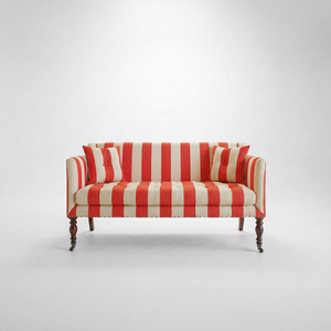 Sophia 2 seater sofa in Petunia Stripe - Made to Order