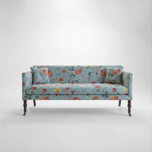Sophia 3 seater sofa in Wildwood Duck Egg - Made to Order