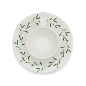 Amor Porcelain Espresso Cup and Saucer - Set of Two