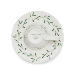 Amor Porcelain Espresso Cup and Saucer - Set of Two