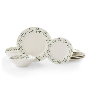Amor Porcelain Twelve Piece Dining Set