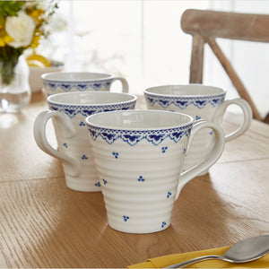 Sophie Conran Blue Mugs - Set of 4