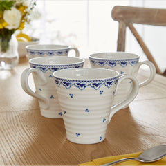 Sophie Conran Blue Mugs - Set of 4