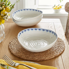 Sophie Conran Blue Pasta Bowls - Set of 4