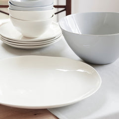 Cream Arbor Large Serving Platter