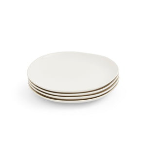 Cream Arbor Salad Plate - Set of 4