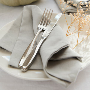 Dove Grey Napkin - Set of Four