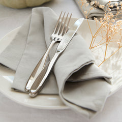 Dove Grey Napkin - Set of Four