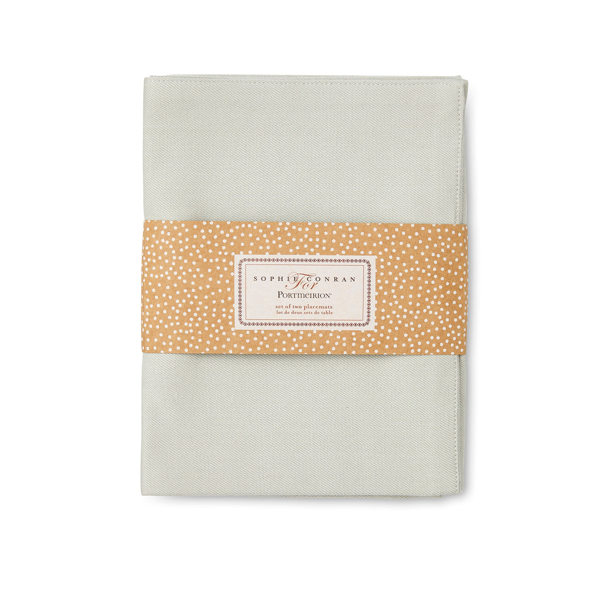 Dove Grey Textile Placemat - Set of 2