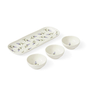 Lavandula 3 Bowl & Tray Set