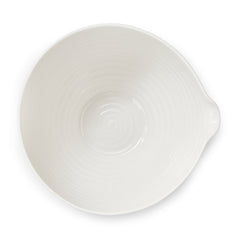 White Porcelain Medium Mixing Bowl