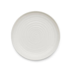 White Porcelain Coupe Buffet Plate - Set of Four