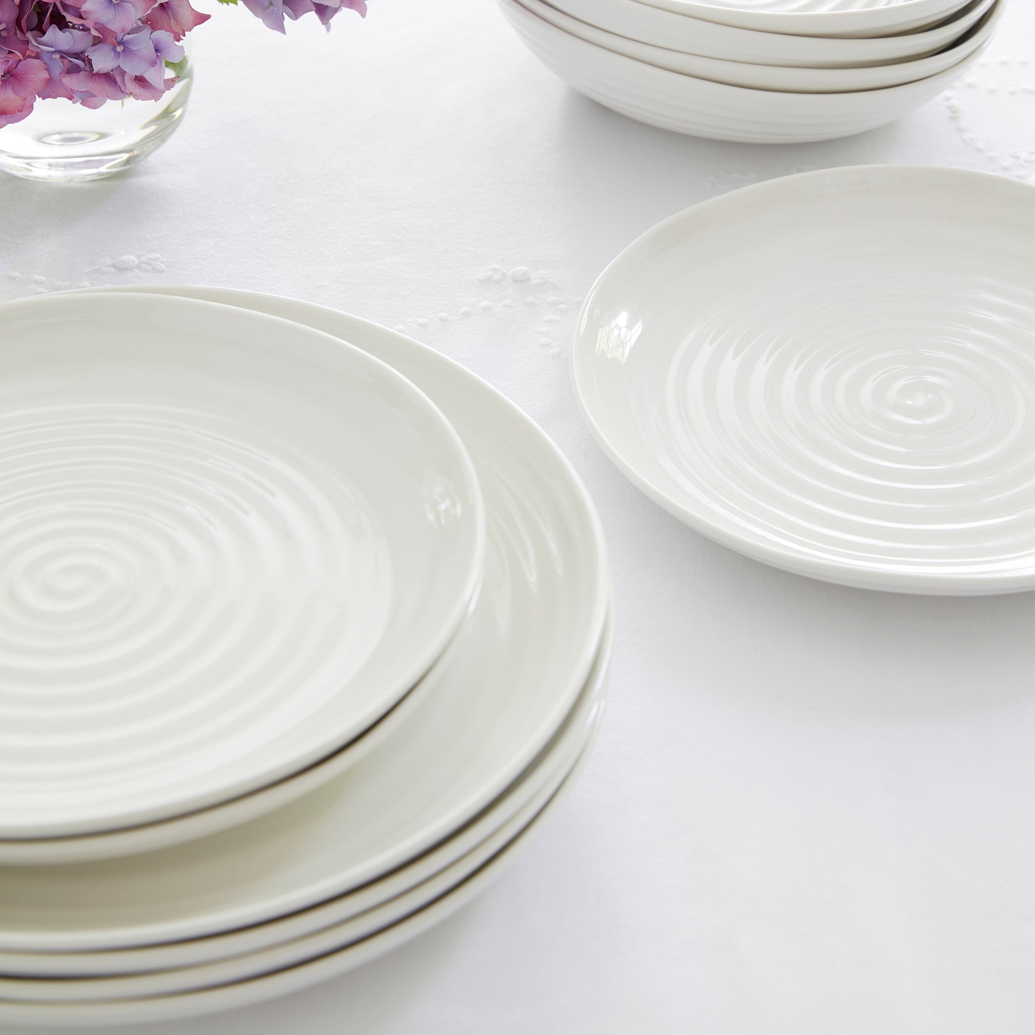 Sophie Conran White Coupe Dinner Plate – Set Of 4, Elegant Tableware