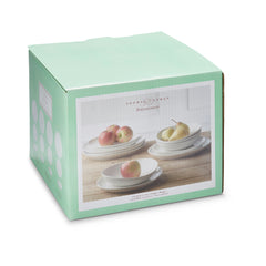 White Porcelain Coupe Twelve Piece Set