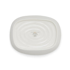 White Porcelain Covered Butter Dish
