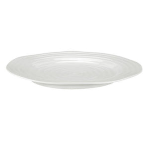 White Porcelain Dinner Plates - Set of 4