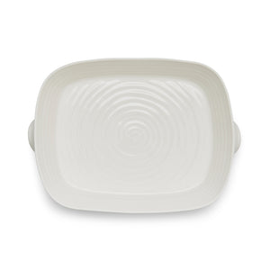 White Porcelain Handled Roasting Dish