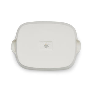 White Porcelain Handled Roasting Dish