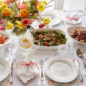 White Porcelain Handled Roasting Dish