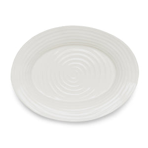 White Porcelain Large Oval Plate