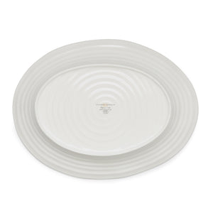White Porcelain Large Oval Plate