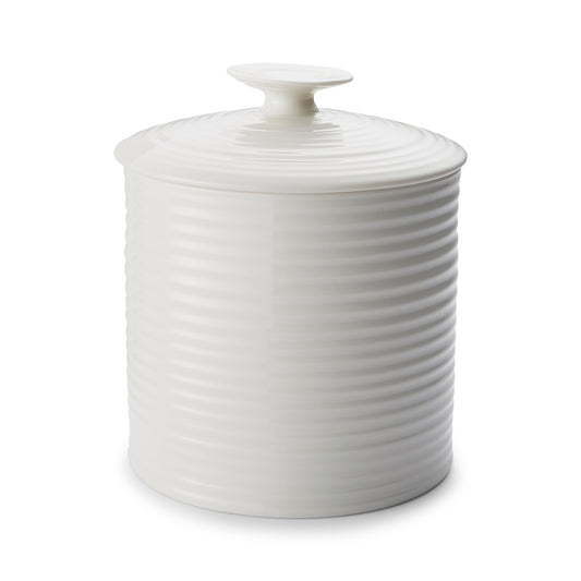 White Porcelain Large Storage Jar