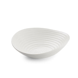 White Porcelain Medium Salad Bowl