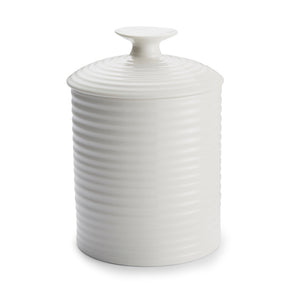 White Porcelain Medium Storage Jar