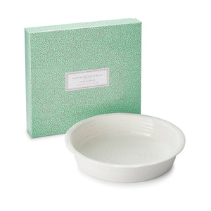 White Porcelain Round Pie Dish