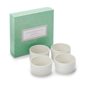 White Porcelain Small Ramekin - Set of Four