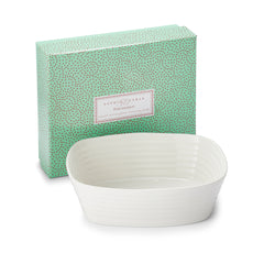 White Porcelain Small Rectangular Roasting Dish