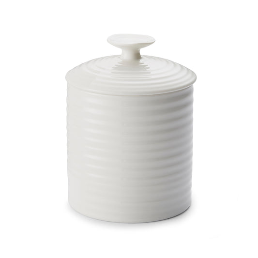 White Porcelain Small Storage Jar