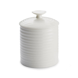 White Porcelain Small Storage Jar