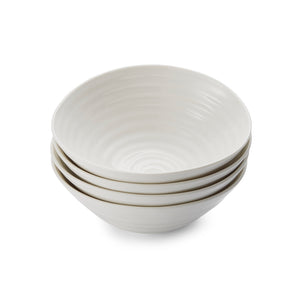 White Porcelain Sorbet Dishes - Set of Four