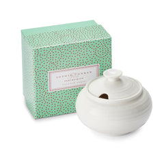 White Porcelain Sugar Bowl